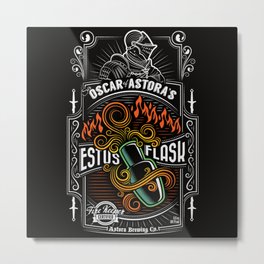Sir Oscar of Astora’s Estus Flask Metal Print