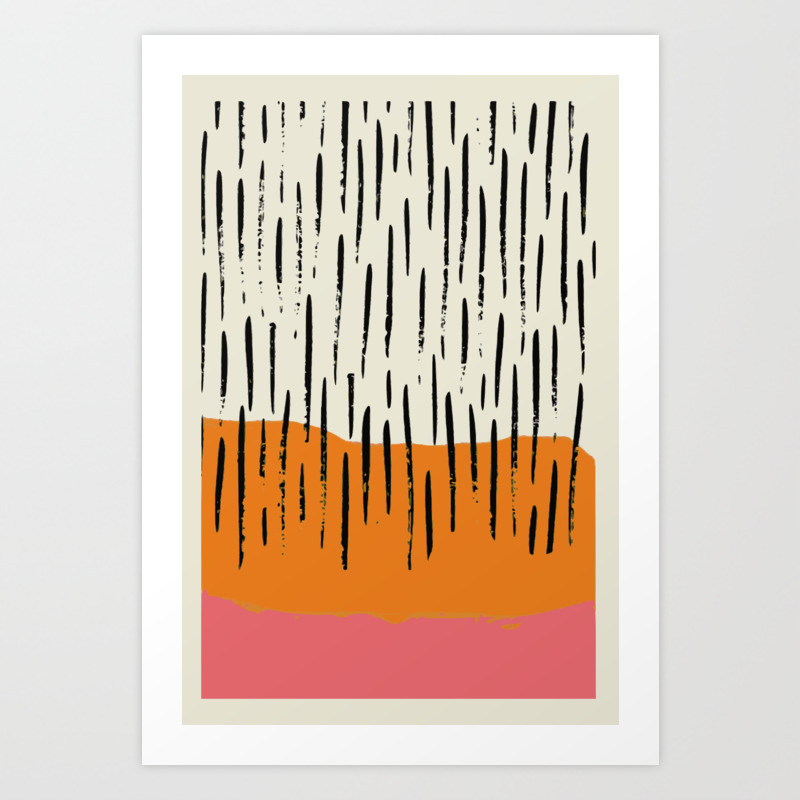 Lines Abstract Color Box Art Print By Deanng Society6