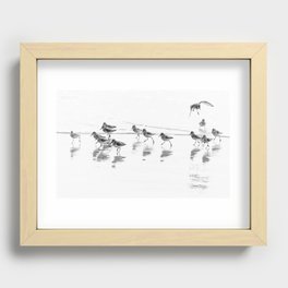 Running with the Tide Recessed Framed Print