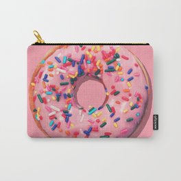 Pink Donut Carry-All Pouch