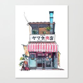Tokyo storefront #01 Canvas Print
