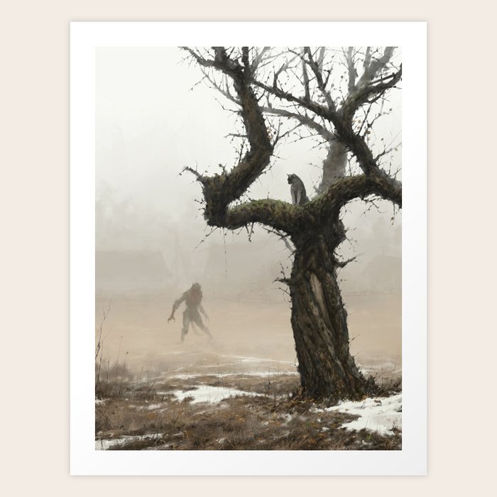 Old Apple Tree Art Print By Mrwerewolf Society6