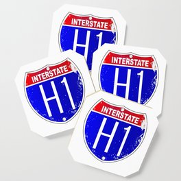 Hawaii Interstate Sign Coaster