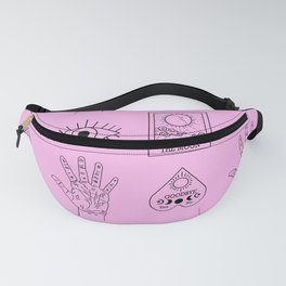 Palmistry Tarot Planchette Fortune Telling in Pink Fanny Pack
