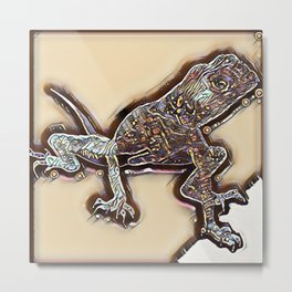 Gecko Metal Print