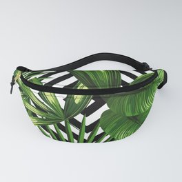 Tropical Jungle Palm Leaf Painting  Fanny Pack