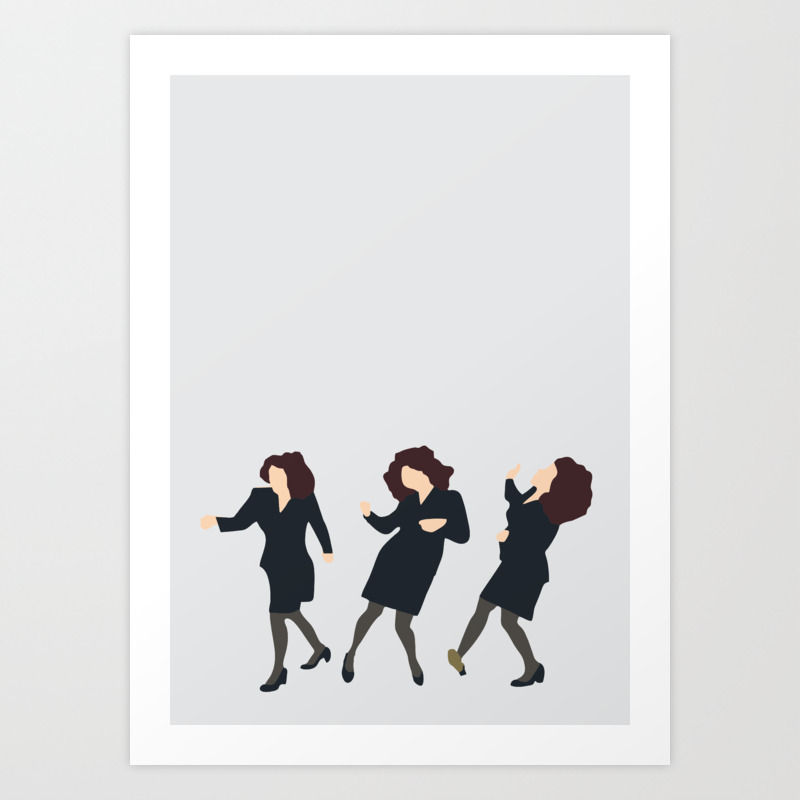 Elaine Dancing Art Print by rebelrebelmess | Society6