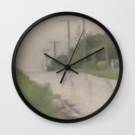 Beach Road after Rain - Clarice Beckett - Australian abstract Realism Wall Clock | Female, Sydney, Beach, Expressionism, Realism, Melbourne, After, Yarra, Abstract, Artist 
