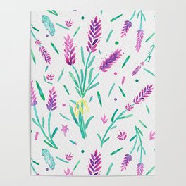 Lavender-Pink Dust Poster