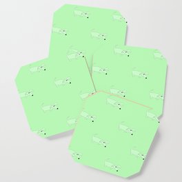 SNIFFER DOG - GREEN Coaster