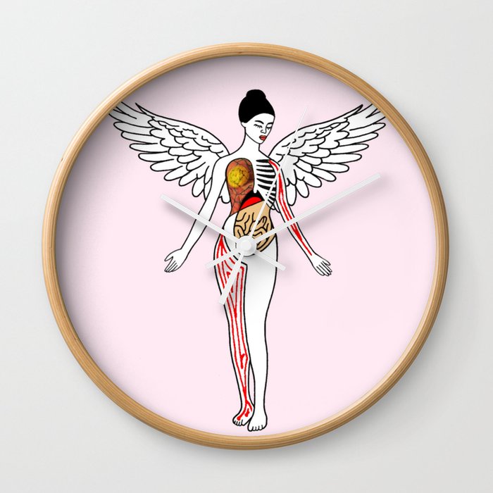 Wallpaper Nirvana In Utero Wall Clock By Pollyjeanbond Society6 HD