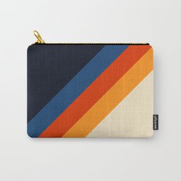 Colorful Classic Retro 70s Vintage Style Stripes - Padona Carry-All Pouch | 1980S, Pattern, Stripes, Classic, Graphicdesign, Retro, 1970S, Decoration, 70S, Digital 