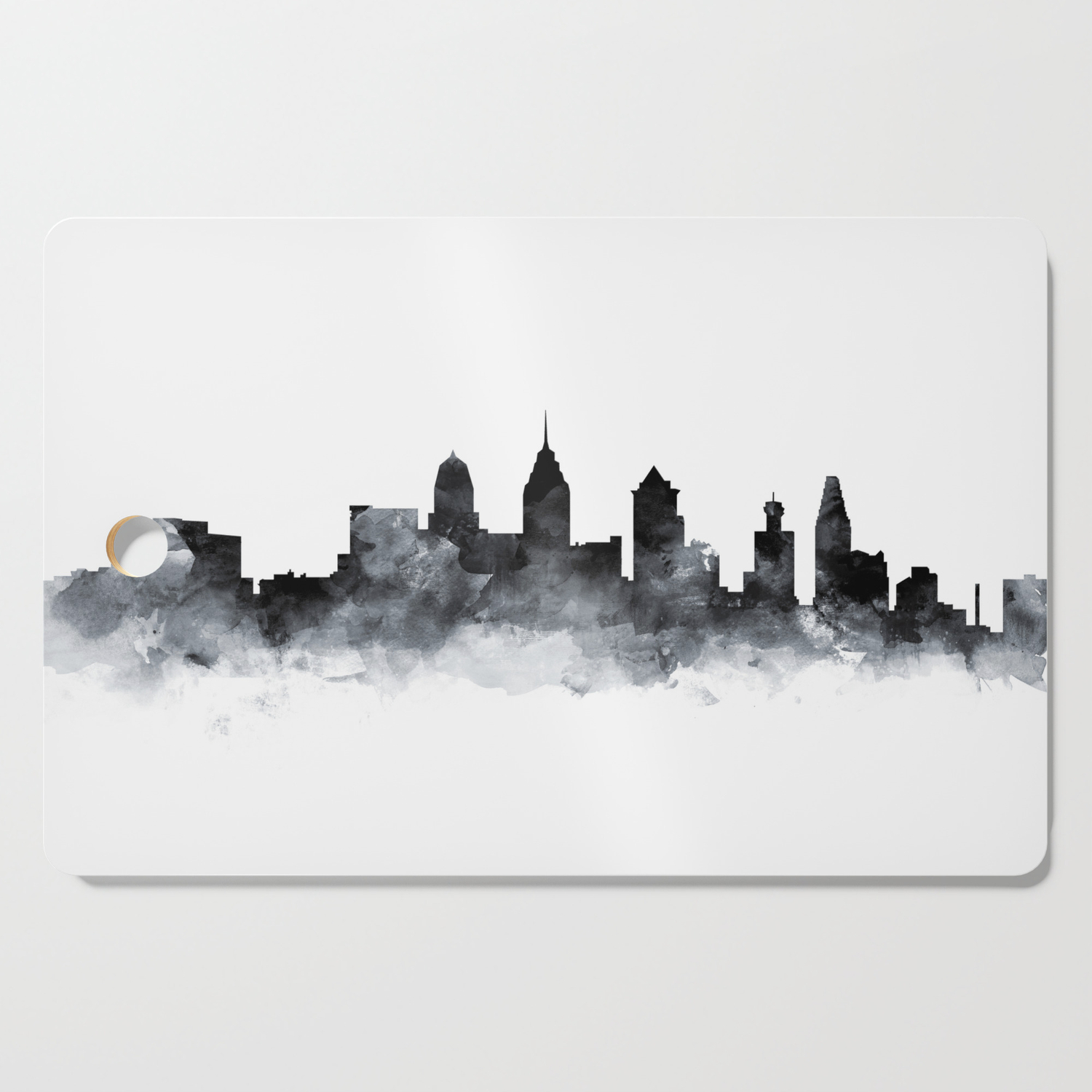 Philadelphia Skyline Cutting Board By Artsaren Society6