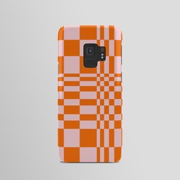 Abstraction_ILLUSION_01 Android Case | Modern, Homedecoration, Nordic, Abstraction, Graphicdesign, Wallpaper, Seamless, Orange, Contemporary, Coral 