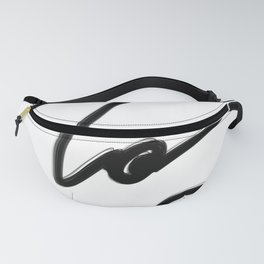 Lucky Abstract Line Drawing  Fanny Pack