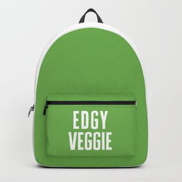 Edgy Veggie Funny Quote Backpack | Offensive, Quotes, Trendy, Vegetables, Vegan, Fruit, Rude, Crazy, Saying, Veggie 
