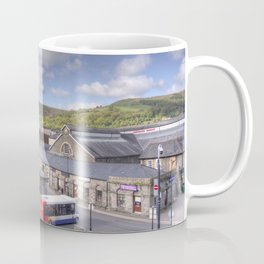 Aberdare Bus Station  Coffee Mug | Photo, Vehicle, Publictransport, Singledeckerbus, Outdoor, Hdr, Aberdaremarket, Transporthub, Architecture, Bus 