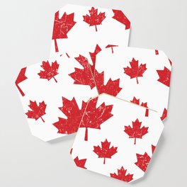 Canadian Leaf Pattern Coaster