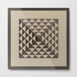 Triangular Mesh II Metal Print | Abstract, Vector, Pattern, Graphic Design 