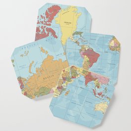 World Map Coaster