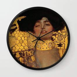 Gustav Klimt "Judith I", 1901 Wall Clock | Judithgustavklimt, Lake, Arthistory, Decorative, Painting, Gustavklimtjudith, Attersee, Klimtjudith, Lakeattersee, Masters 
