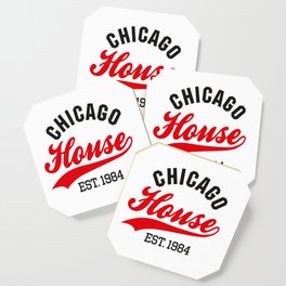 Chicago house est. 1984 Vintage DJ Coaster