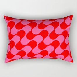 Seamless Pattern - Valentine Swirl Rectangular Pillow