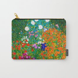 Gustav Klimt - Flower Garden Carry-All Pouch | Nature, Natual, Sunflowers, Bauerngarten, Gardening, Sunflower, Artnouveau, Gustavklimt, Oil, Klimt 