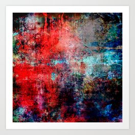Red Abstract Art Prints For Any Decor Style Society6