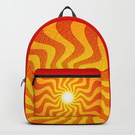 Oracle | Visionary art Backpack | Zenith, Acidtrip, Sacredgeometry, Trance, Unusual, Flame, Bright, Graphicdesign, Psychedelic, Wild 