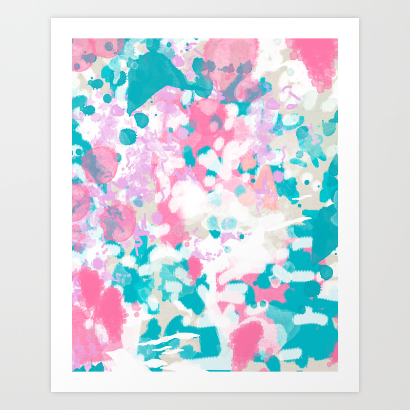 Shaz Abstract Painting Minimal Modern Color Palette Boho Nursery