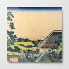 Hokusai -36 views of the Fuji 5 From the mishima pass Metal Print | Mishima, Gakyojin, Engraving, Manga, Japonisme, Fuji, Fujisan, Drawing, Hokusai, Katsushika 