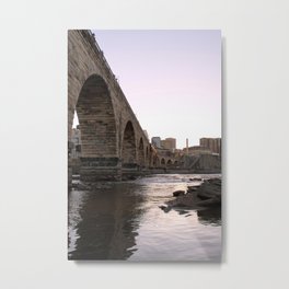 Stone Arch Bridge Metal Print | Travel, Stonearchbridge, Landscape, Mpls, Midwest, Cityscape, Urban, Twincities, Architecture, Mn 