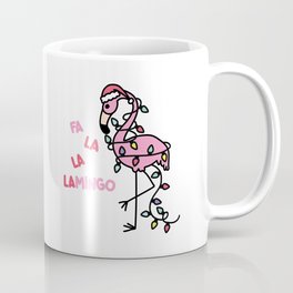 Christmas Flamingo Coffee Mug