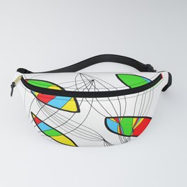 Organic objects - 4 colors "Abstract" Fanny Pack
