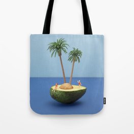 Avocado island Tote Bag