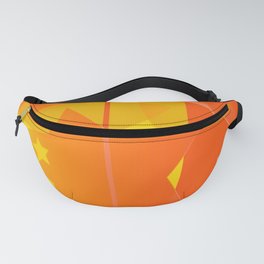 hoe is afraid of orange and yellow Fanny Pack