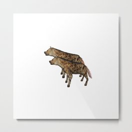 Anisue's Hyena. Metal Print | Graphicdesign, Graphite, Animation, Digital, Characterart, Animal, Charcter, 3Dart, 3D, 3Dcharacter 