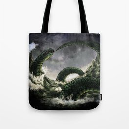 Jormungandr the Midgard Serpent Tote Bag