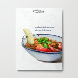 La Cuisine Fusion - Malandrinho Tomato Rice with Banana Metal Print