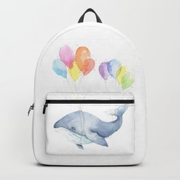 Balloon Whale Backpack | Children, Whale, Happybirthday, Humpbackwhale, Birthday, Whimsical, Whales, Balloons, Floating, Animal 