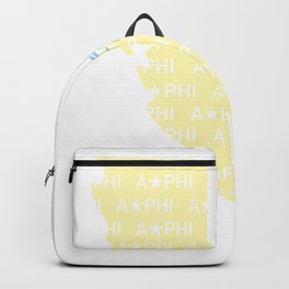 UCLA A Phi Backpack | Typography, California, Sorority, Phi, Design, Greeklife, Ucla, Losangeles, Digital, Pattern 