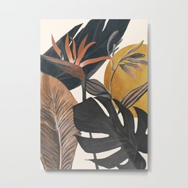 Abstract Tropical Art III Metal Print | Leaf, Sun, Graphicdesign, Tree, Curated, Abstract, Trend, Forest, Nature, Palm 