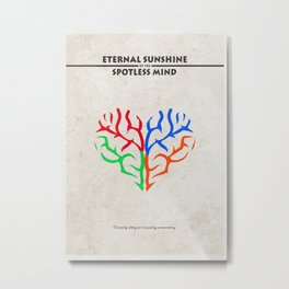 Eternal Sunshine of the Spotless Mind Alternate and Minimalist Poster Metal Print | Minimalistfilm, Eternalsunshineofthespotlessmind, Minimalistmovie, Movie, Graphite, Alternateposters, Spotlessmind, Alternative, Concept, Minimalist 
