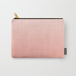 Ombre pastel fade peach blush coral gender neutral basic canvas art print minimalist Carry-All Pouch | Abstract, Acrylic, Abstracts, Minimalist, Ombre, Peach, Minimalism, Digital, Pattern, Painting 