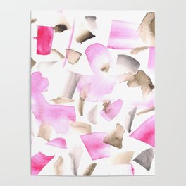 Watercolor Painting Abstract Art 180515 Watercolour Abstract Wp 11 | Watercolor Brush Strokes Poster