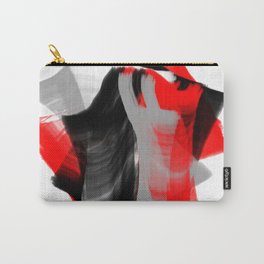 dancing abstract red white black grey digital art Carry-All Pouch | Modern, Vermelho, Black, Minimal, Red, Art, Graphicdesign, White, Branco, Rojo 