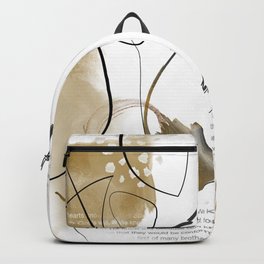Modern Abstract with Bible Text in Background Backpack | Abstract, Ink, Neutral, Modern, Bible, Design, Beige, Home, Bibletext, Graphicdesign 