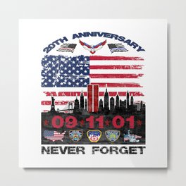 September 11 20th anniversary Metal Print