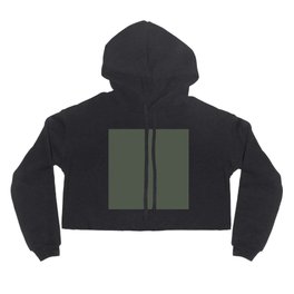 Ebony Green Gray - Grey Solid Color Popular Hues Patternless Shades of Gray Collection Hex #555d50 Hoody | Graycolors, Allgray, Greycolors, Greycolor, Allcolor, Greysolid, Solidgrey, Grey, Graysolid, Allgrey 